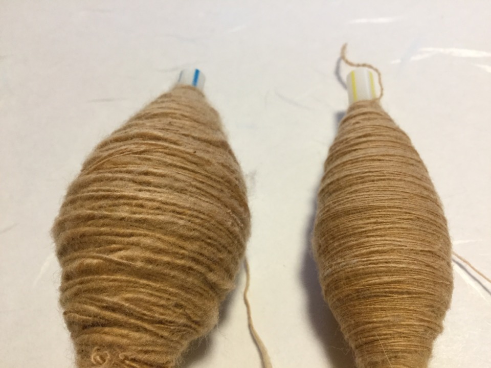 手紡ぎ糸　綿